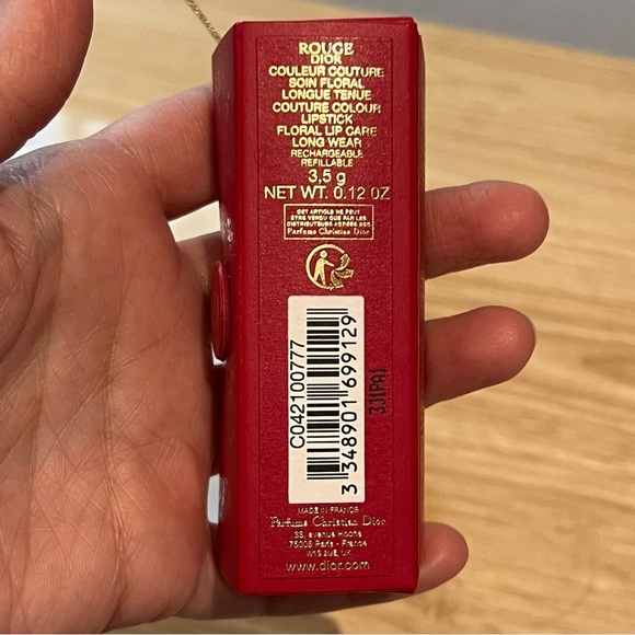 Limited Edition Dior Couture Colour Lipstick Floral Lip Long Wear Rouge Dior 777 - Picture 5 of 7